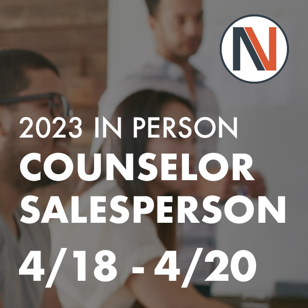 In person Counselor Salesperson – Boston, MA 2023 (4/18-4/20)